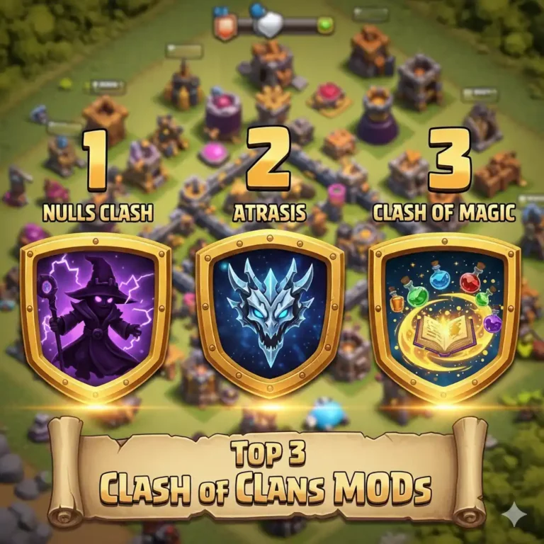 Top 3 clash of clans mods